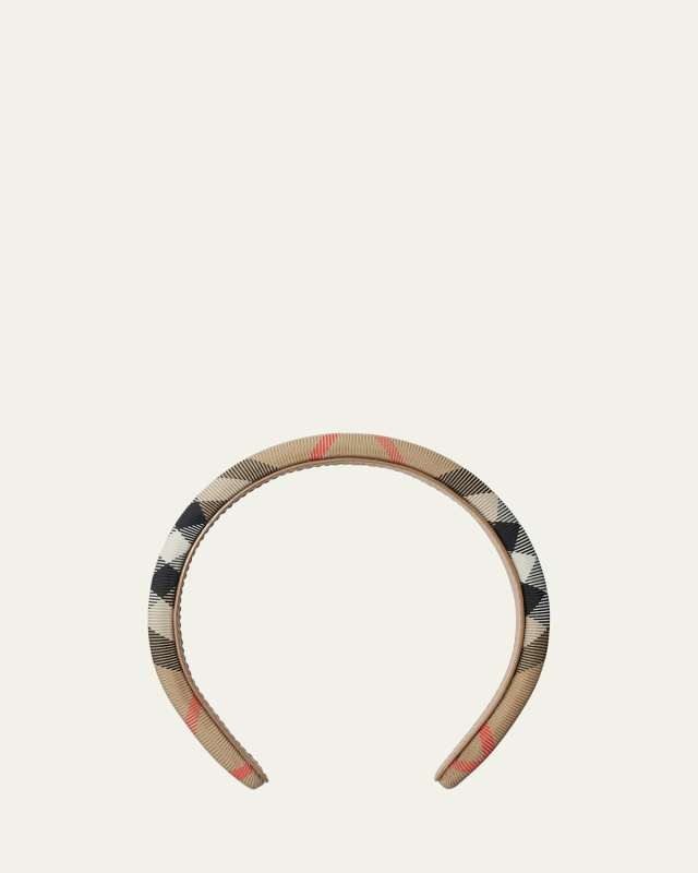Girl's Check Classic Headband